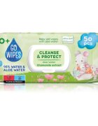 GoWipes Cleanse & Protect Chamomile extract servetele delicate pentru copii cu aloe vera 50 buc
