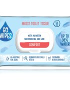 GoWipes Comfort hârtie igienică umedă pentru piele sensibila 44 buc