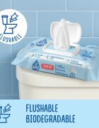 GoWipes Comfort hârtie igienică umedă pentru piele sensibila 44 buc