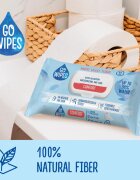 GoWipes Comfort hârtie igienică umedă pentru piele sensibila 44 buc