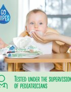 GoWipes Extra Care Șervețele umede pentru copii pentru piele sensibila 0+ 60 buc