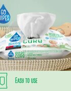 GoWipes Extra Care Șervețele umede pentru copii pentru piele sensibila 0+ 60 buc
