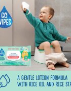 GoWipes For Kids & Juniors hârtie igienică umedă pentru piele sensibila pentru copii 44 buc