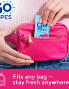 GoWipes Refreshing Wet Wipes Servetele umede cu efect revigorant de maini 10x8 buc