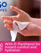 GoWipes Refreshing Wet Wipes Servetele umede cu efect revigorant de maini 10x8 buc