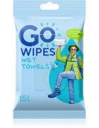 GoWipes Wet Towels prosoape umede cu efect revigorant 26x20 cm 15 buc