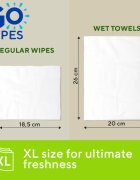 GoWipes Wet Towels prosoape umede cu efect revigorant 26x20 cm 15 buc
