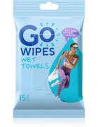 GoWipes Wet Towels prosoape umede cu efect revigorant 26x20 cm 15 buc