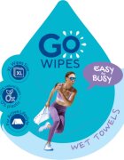 GoWipes Wet Towels prosoape umede cu efect revigorant 26x20 cm 15 buc