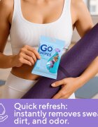 GoWipes Wet Towels prosoape umede cu efect revigorant 26x20 cm 15 buc