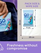 GoWipes Wet Towels prosoape umede cu efect revigorant 26x20 cm 15 buc