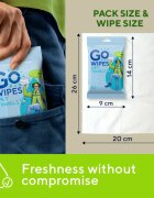 GoWipes Wet Towels prosoape umede cu efect revigorant 26x20 cm 15 buc