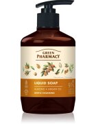 Green Pharmacy Almond & Argan Oil Săpun lichid pentru mâini 460 ml