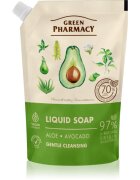 Green Pharmacy Aloe & Avocado Săpun lichid pentru mâini rezervă 460 ml