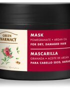 Green Pharmacy Argan Oil & Pomegranate Care Mask masca intensiva pentru par deteriorat 300 ml