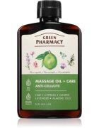 Green Pharmacy Essential oils of Lime Massage Oil ulei de masaj pentru celulită 200 ml