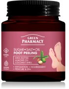 Green Pharmacy Foot Care Regenerating Sugar-Salt Oil Foot Peeling peeling exfoliant pentru picioare 300 ml