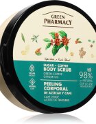 Green Pharmacy Green coffee & Ginger Oil Body Scrub exfoliant de corp cu zahăr 200 ml