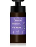 Green Pharmacy Lavender & Flax Oil gel de duș 739 ml