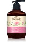 Green Pharmacy Musk Rose & Cotton Săpun lichid pentru mâini 460 ml