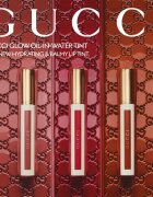Gucci Glow Oil-In-Water Tint Liquid Lipstick ruj lichid hidratant și lucios culoare 308 Lucy Dark Orange 6.5 ml