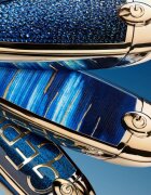 GUERLAIN L'Heure Bleue Double Mirror Jewel Case carcasă pentru ruj cu oglinda mica Bleu Iconique 1 buc