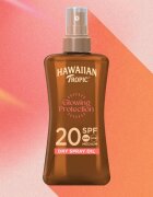 Hawaiian Tropic Glowing Protection Dry Oil Spray gel cu protectie solara hidratant SPF 20 200 ml