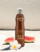 Hawaiian Tropic Glowing Protection Dry Oil Spray spray protector pentru plajă SPF 15 177 ml