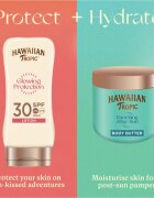 Hawaiian Tropic Glowing Protection Sunscreen Lotion loțiune pentru plaja SPF 30 170 ml