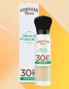 Hawaiian Tropic Mineral Protection Powder Brush pudra protectoare de lumina rezistenta la apa SPF 30 4.25 g