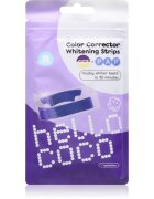 Hello Coco Color Corrector Whitening Strips benzi pentru ablirea dintilor 7 buc
