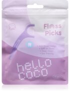 Hello Coco Floss Picks scobitori dentare cu filet 30 buc