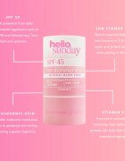hello sunday the shimmer one mineral glow stick baton de protecție minerală pe zonele sensibile SPF 45 20 g