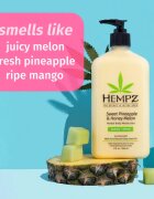 HEMPZ Sweet Pineapple Honey Melon loțiune de corp hidratantă 500 ml