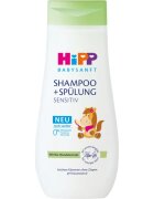 Hipp Babysanft Sensitive sampon si balsam pentru nou-nascuti si copii 200 ml