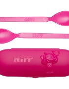 Hipp Spoons Set serviciu de masă pentru călătorii Pink