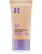 Holika Holika Moisture Make Up Sun Cream crema de fata cu efect de protectie SPF 50+ 60 ml