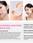House of Hur Brightening Skin Prep Essence Pad dischete de tonifiere pentru uniformizarea nuantei tenului 140 ml