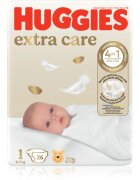 Huggies Extra Care Size 1 scutece de unică folosință 2-5 kg 26 buc