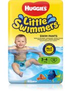 Huggies Little Swimmers 3-4 scutec tip slip pentru înot de unică folosință 7-15 kg 12 buc