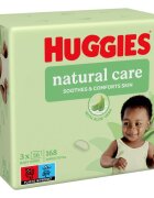 Huggies Natural Care servetele pentru curatare 3x56 buc