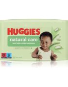 Huggies Natural Care servetele pentru curatare cu aloe vera 56 buc