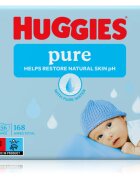 Huggies Pure servetele pentru curatare 3x56 buc