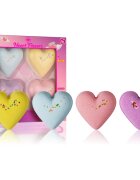 I Heart Revolution Fizzer Kit Hearts set cadou pentru baie pentru femei 1 buc