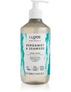 I Love Naturals Bergamot & Seaweed Săpun lichid pentru mâini 500 ml