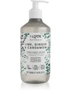 I Love Naturals Lime Ginger & Cardamom lapte de corp 500 ml