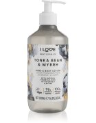 I Love Naturals Tonka Bean & Myrrh lapte de corp 500 ml