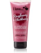 I Love Raspberry & Blackberry gel de duș cu efect exfoliant 200 ml