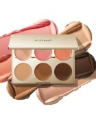 ICONIC London Multi-Use Cream Blush Bronze and Highlight Palette paleta pentru fata multifunctionala faciale 6x3.2 g