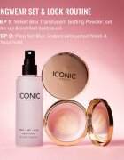 ICONIC London Velvet Blur pudra cu efect de matifiere 10 g